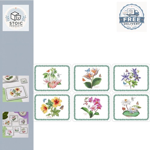 Botanic garden placemats set - placemats,
