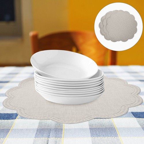 Pcs garden table mats place - 4,