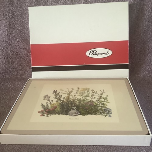 Pimpernel vintage garden herb - vintage,