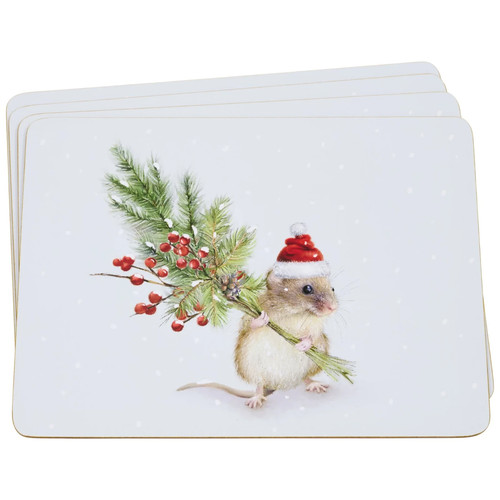 Set placemats floral tiny - placemats,