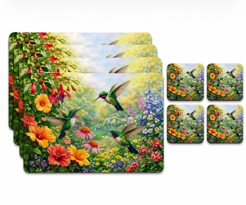 Humming birds placemats - humming,