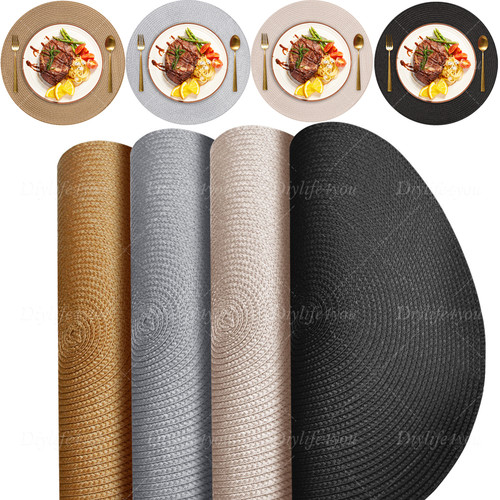 Set woven round - of,