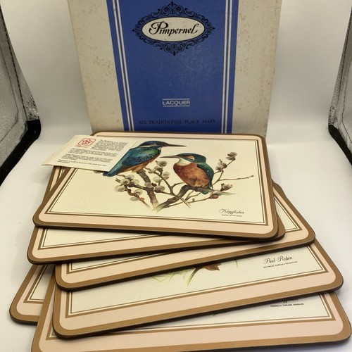 Vintage placemat set - set, lacquer