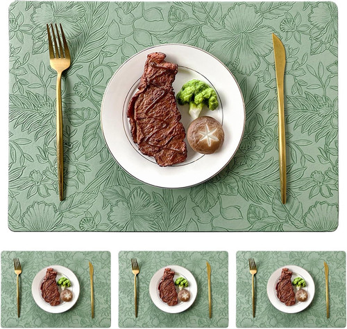 Placemats set non slip - placemats,